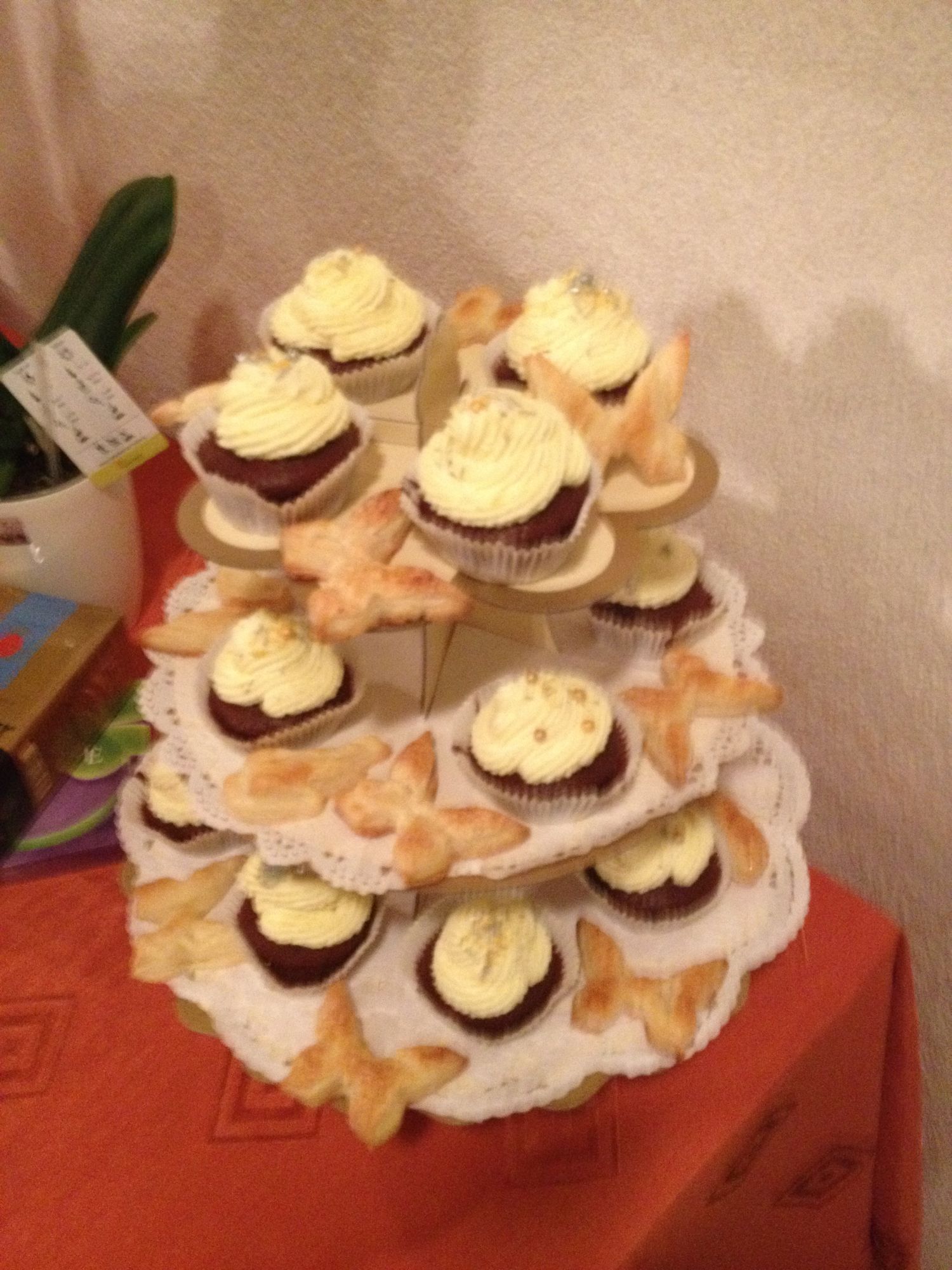 limonaden-cupcakes mit schmandcreme