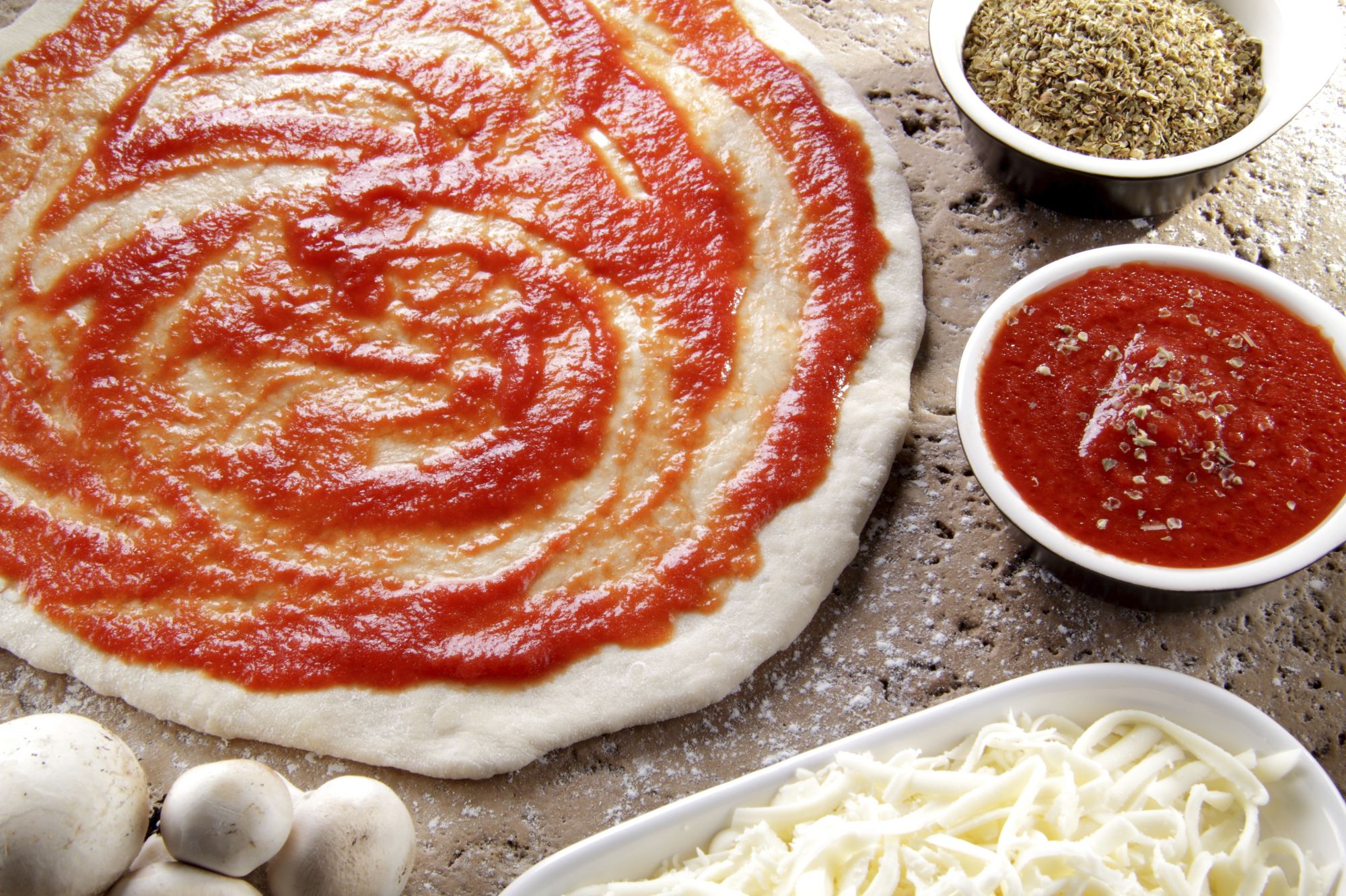 Pizzateig mit Gewürz (3.8/5)