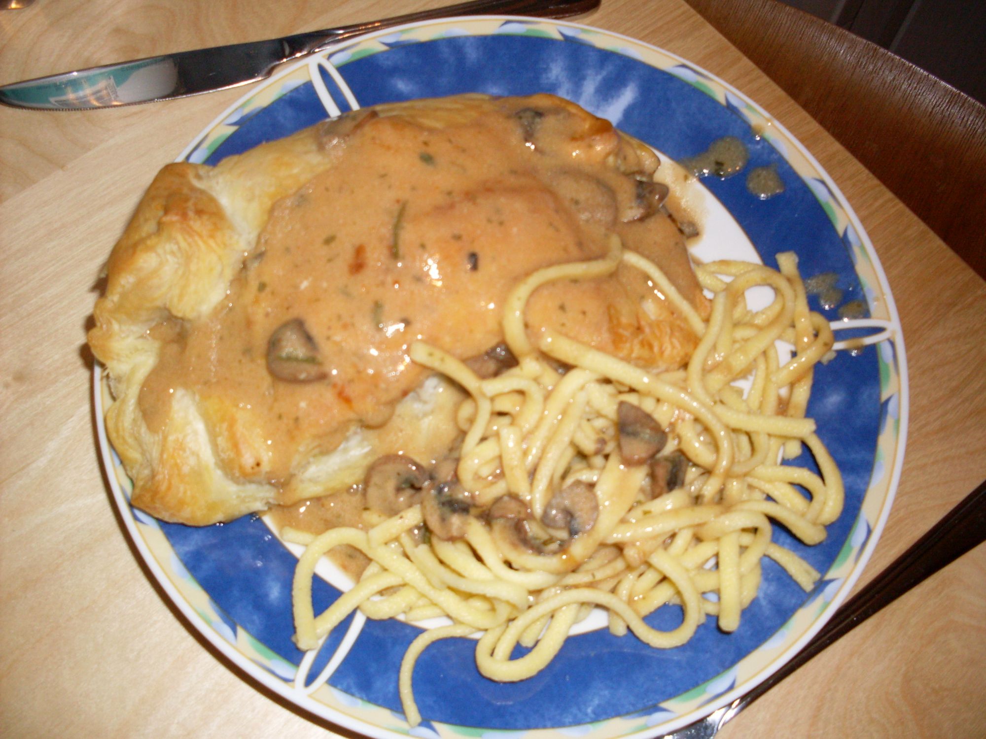 Filet im Blätterteig mit Pilzfüllung (3.1/5)