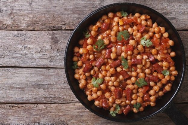 Kichererbsen mit Chorizo