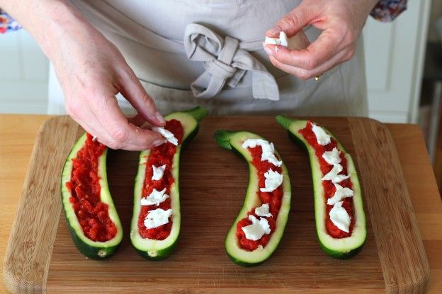Mozzarella dazugeben