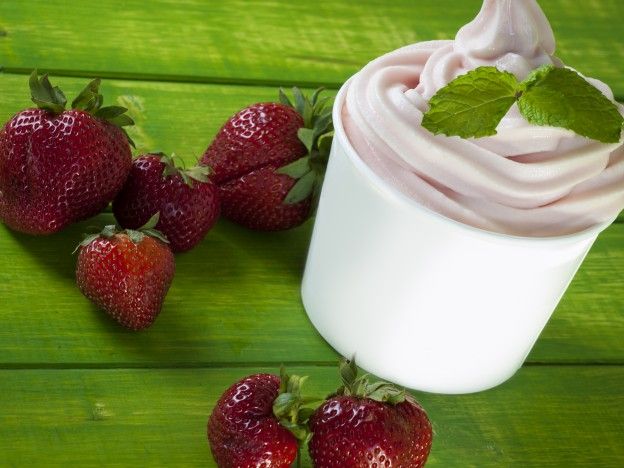 Erdbeer-Frozen Yogurt