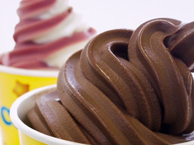 Italienisches Schokoladen-Frozen-Yogurt