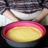 Der Käsekuchen ist fertig gebacken