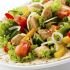 Salat mit Putenstreifen