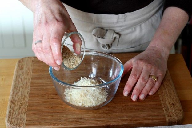 Den Parmesan vorbereiten