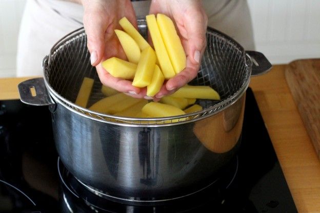 Die Stifte im Dampfgarer vorkochen