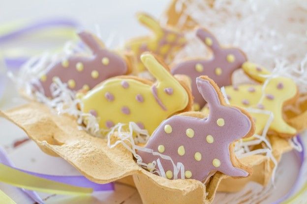 Häschenplätzchen mit Zuckerguss