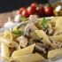 Penne mit Hühnchen und Champignons