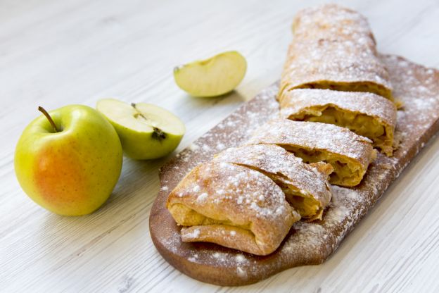Anrichten des Strudels