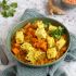 Indisches Dal mit Tofu und Karotten