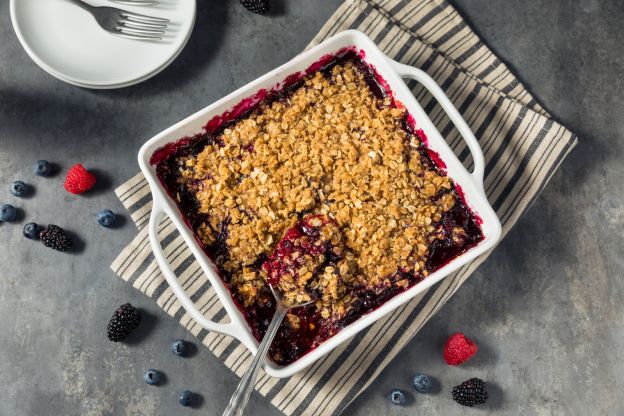 Waldbeeren-Crumble