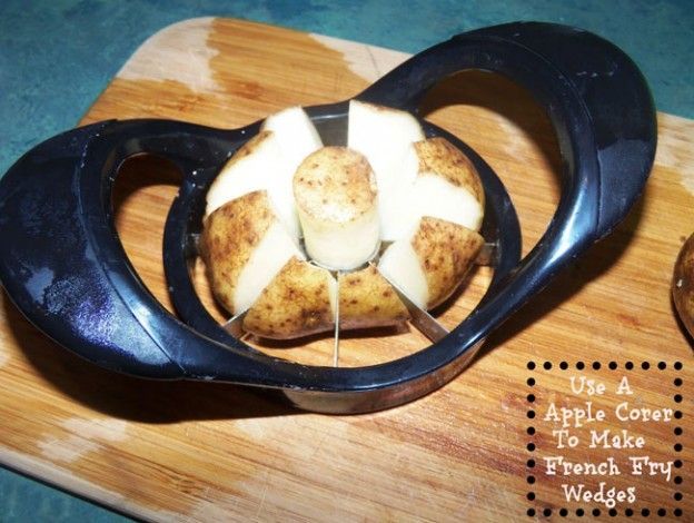 Kartoffelwedges innerhalb von Sekunden