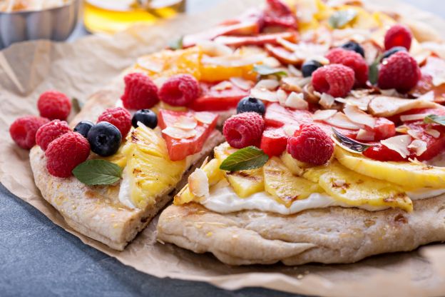 Früchte-Pizza