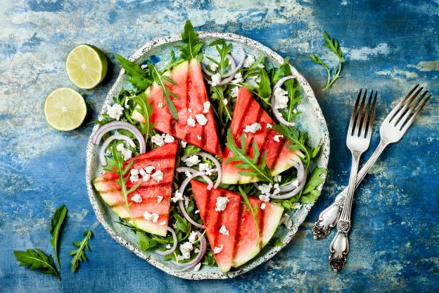 Wassermelonensalat mit Feta