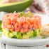 Lachs und Avocdo