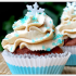 Lebkuchen-Cupcakes mit Pflaume