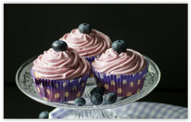 Blueberry-Cupcakes