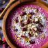 Cranberry-Smoothie-Bowl mit Mandelmilch