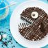 Schoko-Eis-Kuchen „Pac-Man“