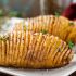 Hasselback-Kartoffeln mit Knoblauch und Thymian