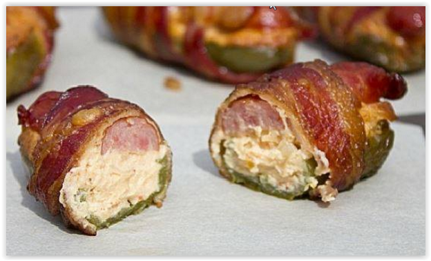 Frischkäse-Paprika-Schiffchen