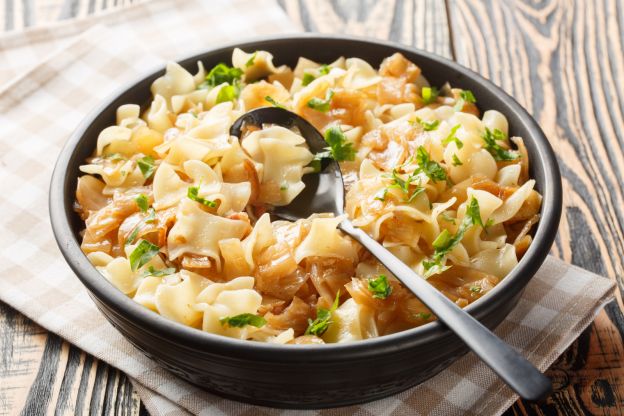 Krautfleckerl mit Spitzkohl