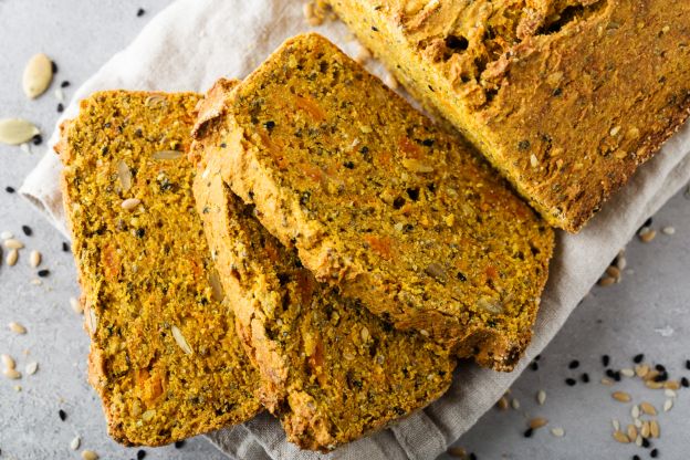 Kurkuma-Kürbis-Brot