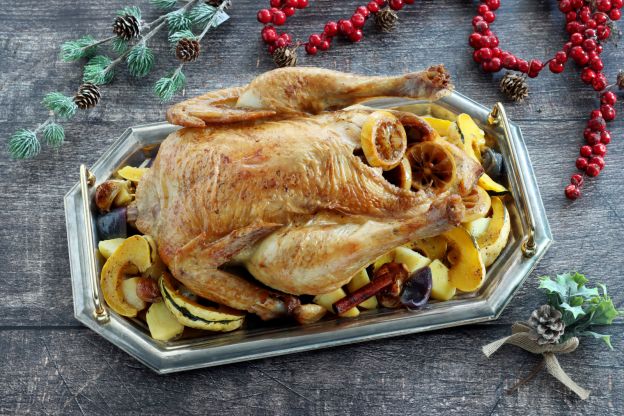 Weihnachtlicher Gänsebraten