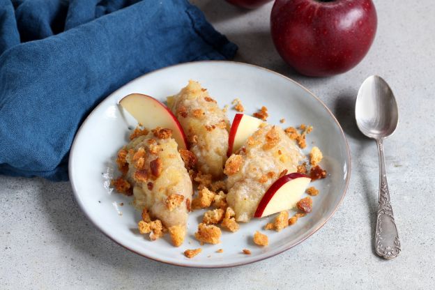 Apfel Crumble aus der Pfanne