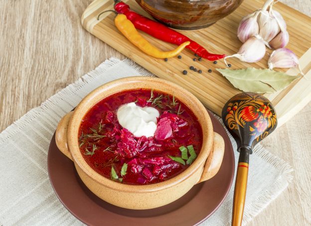 Borscht - Russische Rote Bete Suppe