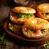 Bagel mit Räucherlachs