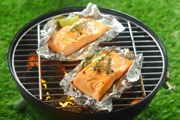 Gegrillter Lachs