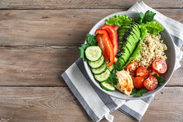 Quinoa-Gemüsebowl