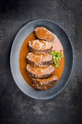 Sauerbraten 'light' mit Gemüsesauce