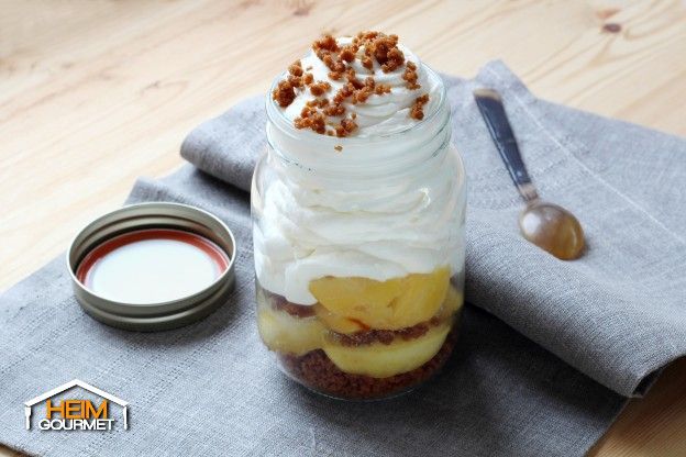 Spekulatius-Apfel-Sahne-Schichtdessert