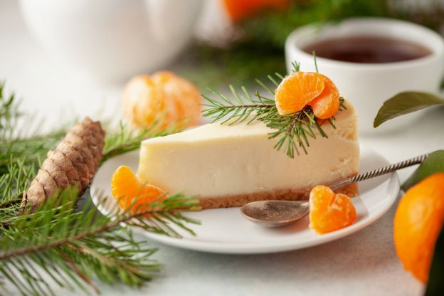 Dessert Menü 5: Mandarinen-Cheesecake