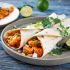 Curry-Wraps mit Garnelen