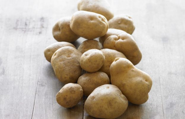 Kartoffeln für die Achselhaut