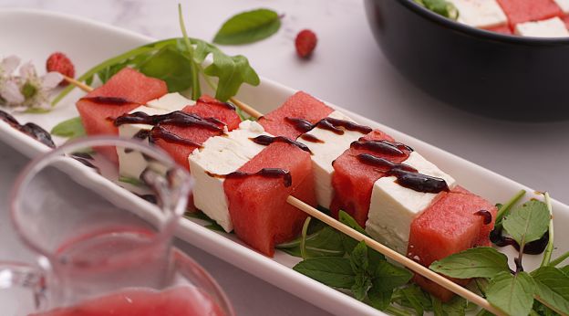 Wassermelonen-Spieße