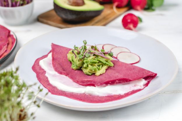 Rote Bete Crêpes