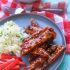 Gegrilltes Schwein mit koreanischer BBQ Sauce