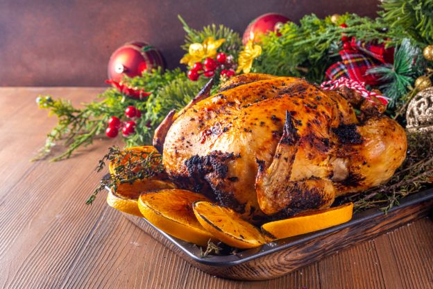 Hauptgericht Menü 5: Weihnachtspute mit Orangen