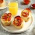 Blätterteigmuffins mit Schinken und Käse