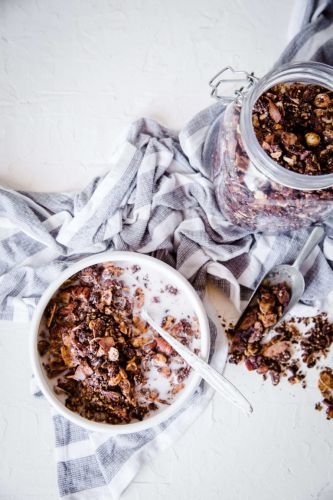 Nussiges Schokoladengranola
