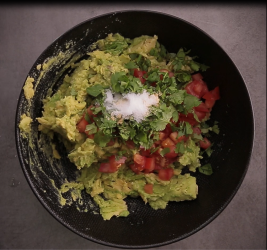 Zubereitung der Guacamole