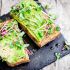 Avocado-Brot mit Kresse
