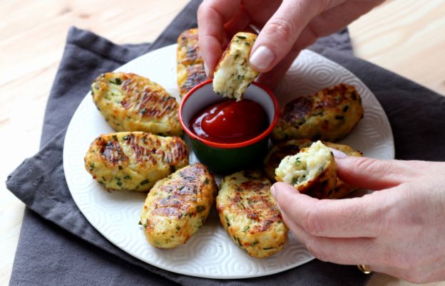 Blumenkohl-Kroketten mit Käse