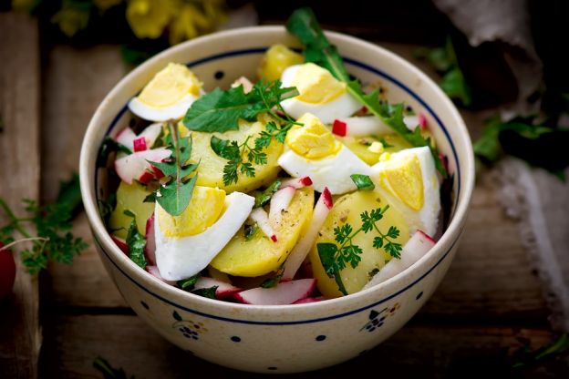 2. Tag: Bratkartoffeln mit Salat