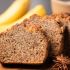 Bananenbrot mit Hafermehl und Walnüssen